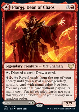 Plargg, Dean of Chaos // Augusta, Dean of Order - Strixhaven: School of Mages (Rare) [STX-155] Hoofdafbeelding