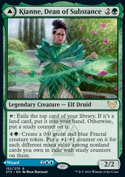 Kianne, Dean of Substance // Imbraham, Dean of Theory - Strixhaven: School of Mages (Rare) [STX-152] Hoofdafbeelding