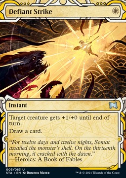 Defiant Strike (V.1) - Mystical Archive (Uncommon) [STA-3] Immagine principale del prodotto