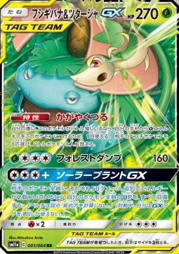 Venusaur & Snivy GX - Remix Bout (Double Rare) [sm11a-001] Main image