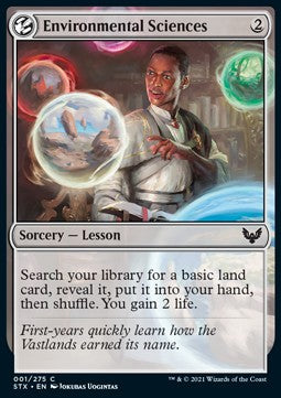 Environmental Sciences - Strixhaven: School of Mages (Common) [STX-1] Hoofdafbeelding
