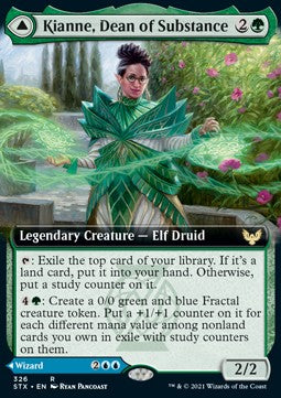 Kianne, Dean of Substance // Imbraham, Dean of Theory - Strixhaven: School of Mages: Extras (Rare) [XSTX-326]