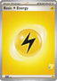 Pokémon-kaart Basic Lightning Energy SVE 004 uit Battle Academy 2024 (Pikachu-deck, stempel 10)
