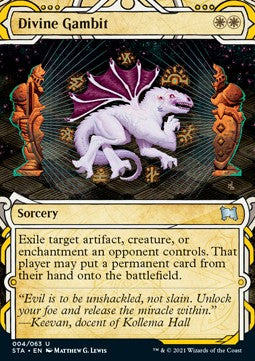 Divine Gambit (V.1) - Mystical Archive (Uncommon) [STA-4] Immagine principale del prodotto