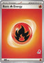 Pokémon-kaart Basic Fire Energy SVE 002 uit Battle Academy 2024 (Armarouge-deck, stempel 22)