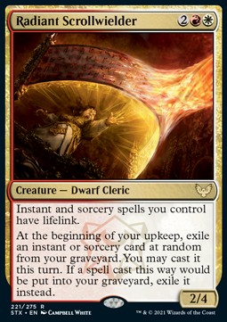 Radiant Scrollwielder - Strixhaven: School of Mages (Rare) [STX-221] Hoofdafbeelding