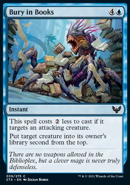 Bury in Books - Strixhaven: School of Mages (Common) [STX-39] Hoofdafbeelding