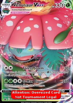 Venusaur VMAX - SWSH Black Star Promos (Oversized) [SWSH-102] Image principale du produit