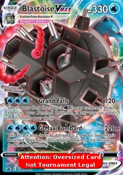 Blastoise VMAX - SWSH Black Star Promos (Oversized) [SWSH-103] Imagen principal del producto