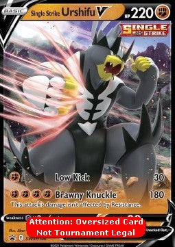 Single Strike Urshifu V - SWSH Black Star Promos (Oversized) [SWSH-106]