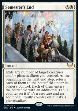 Semester's End - Strixhaven: School of Mages (Rare) [STX-27]