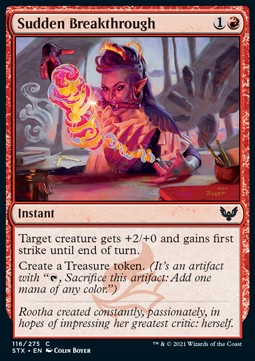 Sudden Breakthrough - Strixhaven: School of Mages (Common) [STX-116] Hoofdafbeelding