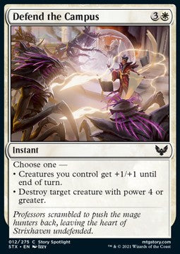 Defend the Campus - Strixhaven: School of Mages (Common) [STX-12] Hoofdafbeelding