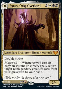 Extus, Oriq Overlord // Awaken the Blood Avatar - Strixhaven: School of Mages (Mythic) [STX-149] Hoofdafbeelding