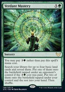 Verdant Mastery - Strixhaven: School of Mages (Rare) [STX-146] Hoofdafbeelding