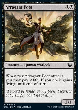 Arrogant Poet - Strixhaven: School of Mages (Common) [STX-63] Hover Image