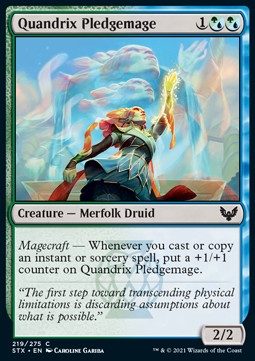 Quandrix Pledgemage - Strixhaven: School of Mages (Common) [STX-219] Hauptbild