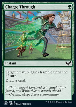 Charge Through - Strixhaven: School of Mages (Common) [STX-124] Hoofdafbeelding