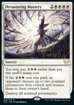 Devastating Mastery - Strixhaven: School of Mages (Rare) [STX-14] Hover Image