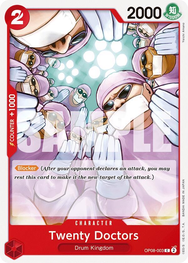 Twenty Doctors (OP08-003) - Two Legends (Common) [OP08-003] — one-piece card