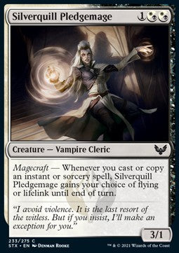 Silverquill Pledgemage - Strixhaven: School of Mages (Common) [STX-233] Hoofdafbeelding