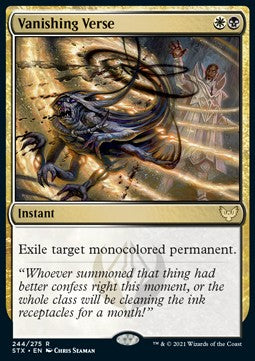 Vanishing Verse - Strixhaven: School of Mages (Rare) [STX-244] Hover Image