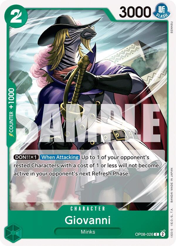 Giovanni (OP08-026) - Two Legends (Common) [OP08-026] — one-piece card Main image