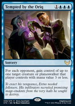 Tempted by the Oriq - Strixhaven: School of Mages (Rare) [STX-58] Hover Image