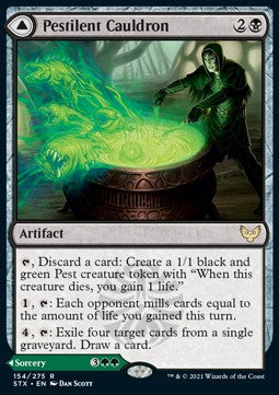 Pestilent Cauldron // Restorative Burst - Strixhaven: School of Mages (Rare) [STX-154] Hover Image