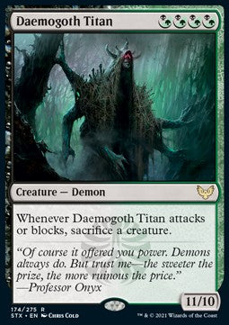 Daemogoth Titan - Strixhaven: School of Mages (Rare) [STX-174] Hover Image