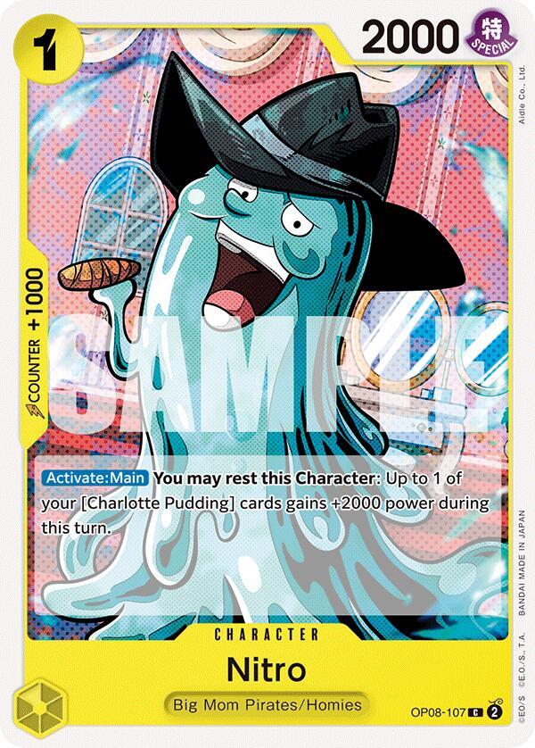 Nitro (OP08-107) - Two Legends (Common) [OP08-107] — one-piece card