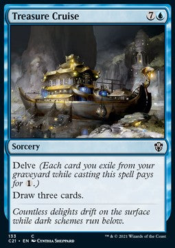 Treasure Cruise - Commander: Strixhaven (Common) [C21-133]