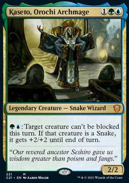 Kaseto, Orochi Archmage - Commander: Strixhaven (Mythic) [C21-221] Hauptbild