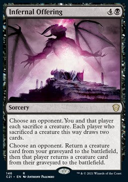 Infernal Offering - Commander: Strixhaven (Rare) [C21-146] Hauptbild