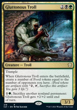 Gluttonous Troll - Commander: Strixhaven (Rare) [C21-218] Hauptbild