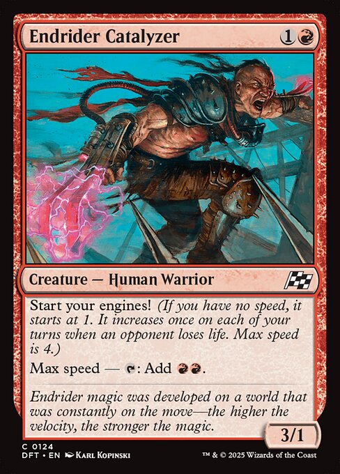 Endrider Catalyzer – Aetherdrift (DFT-124) Magic: The Gathering card Hoofdafbeelding