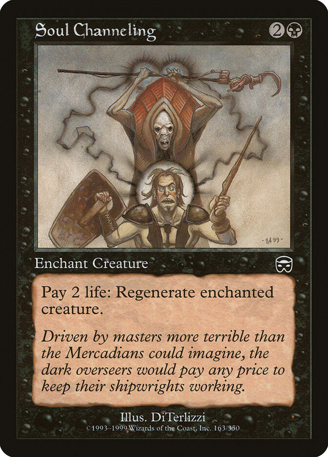Magic-kaart Soul Channeling MMQ-163 uit Mercadian Masques (Common)