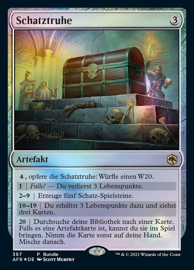 Magic-kaart Treasure Chest PAFR-397 uit Adventures in the Forgotten Realms: Promos (Rare) Hoofdafbeelding