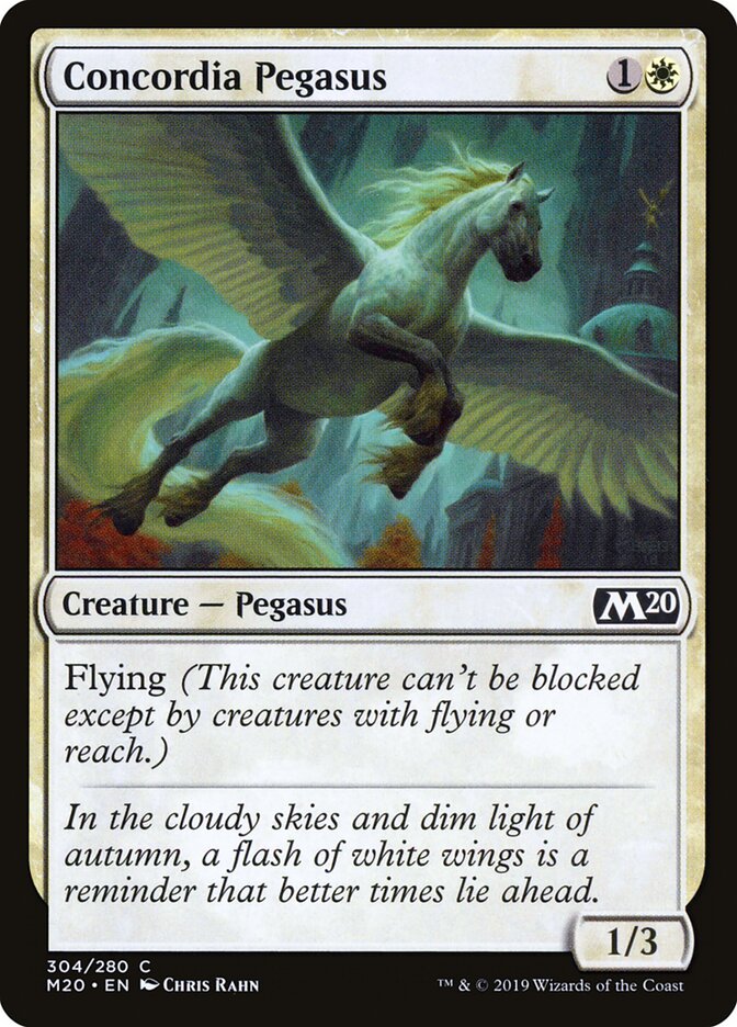 Magic-kaart Concordia Pegasus M20-304 uit Core Set 2020 (Common) Hoofdafbeelding