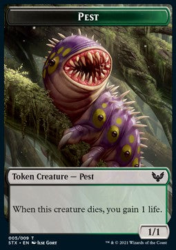 Pest Token (Black and Green 1/1) Hoofdafbeelding