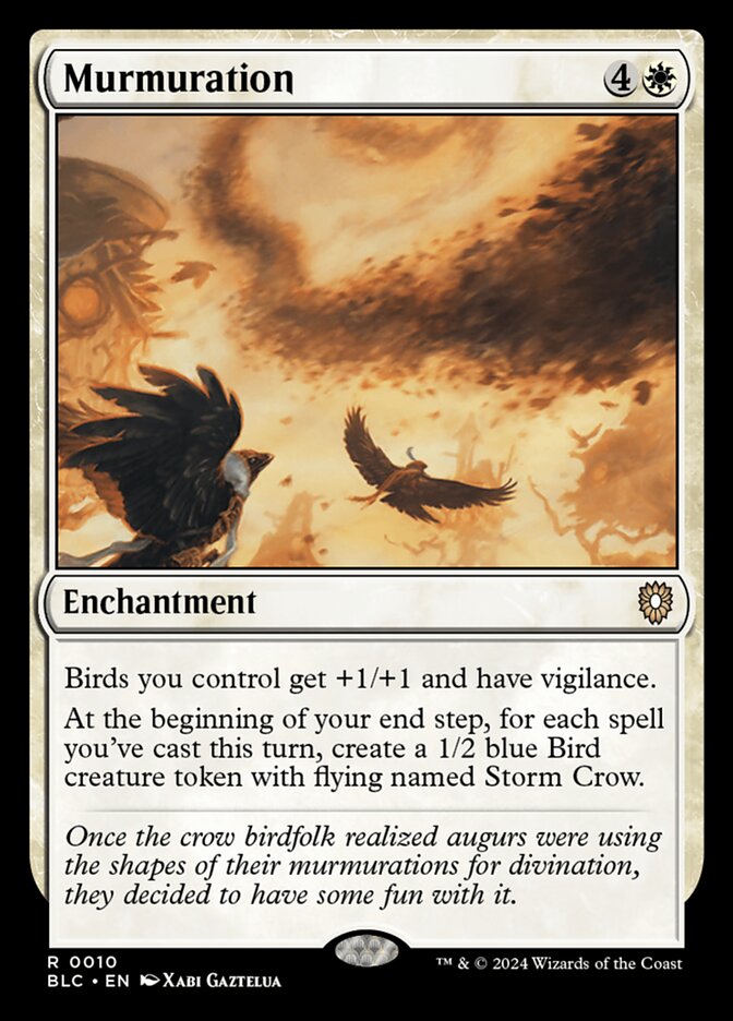 Murmuration - Commander: Bloomburrow (Rare) [BLC-10]