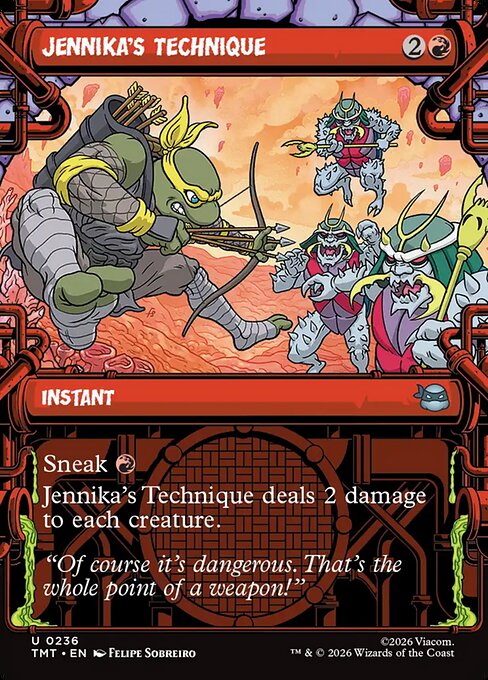 Jennika's Technique – Teenage Mutant Ninja Turtles (TMT-236) Magic: The Gathering card | LC-REM-20260804-15631615131980-562395ef-fb28-4b34-b03b-5dbf0507fdc3
