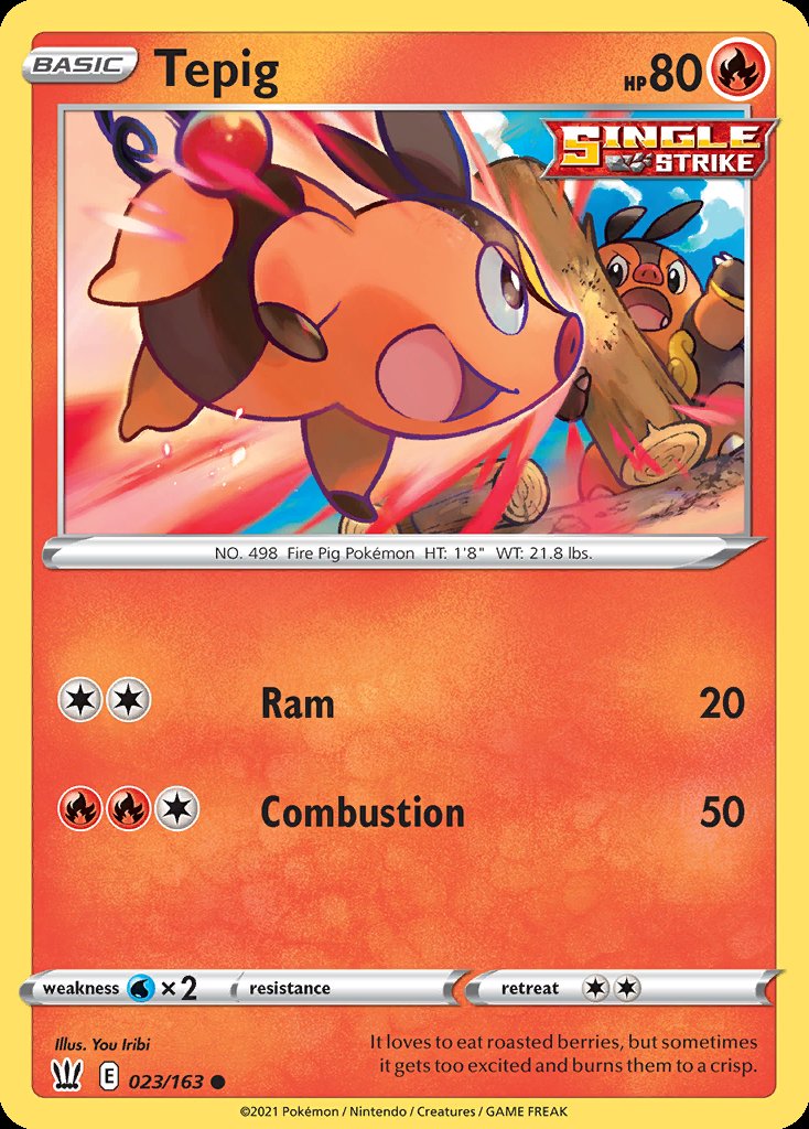 Tepig - Battle Styles (Promo) [BST-23] Hoofdafbeelding