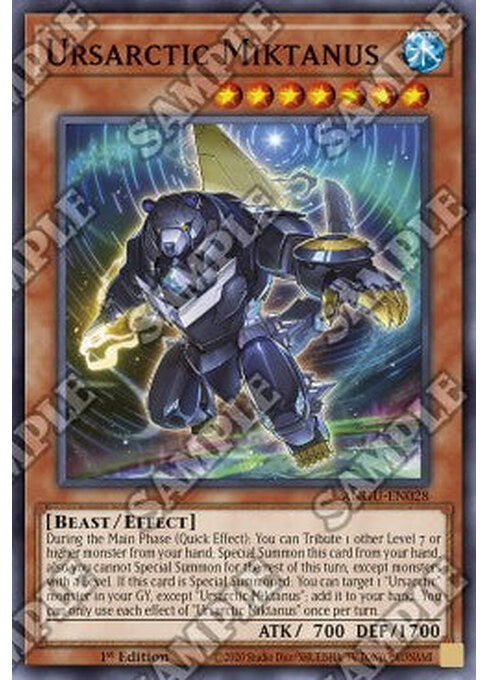 Ursarctic Miktanus — Ancient Guardians (ANGU-028) Yu-Gi-Oh! card Immagine principale del prodotto