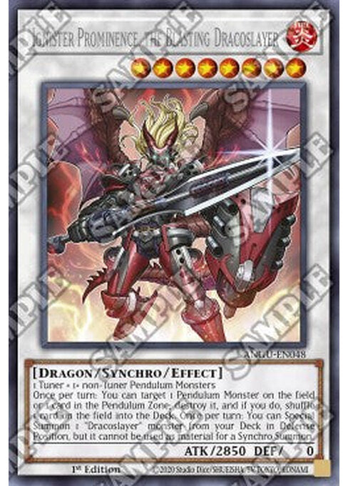 Ignister Prominence, the Blasting Dracoslayer — Ancient Guardians (ANGU-048) Yu-Gi-Oh! card Immagine principale del prodotto