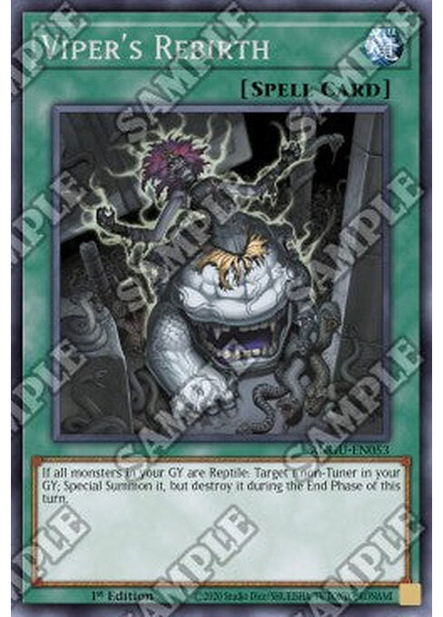 Viper's Rebirth — Ancient Guardians (ANGU-053) Yu-Gi-Oh! card Immagine principale del prodotto