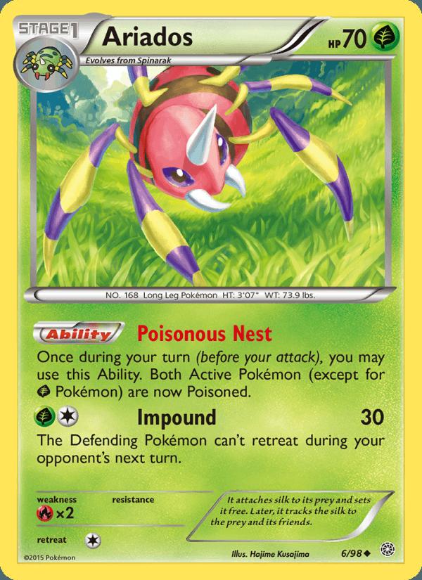 Ariados - Bandit Ring (Common) [XY7-006] Main image