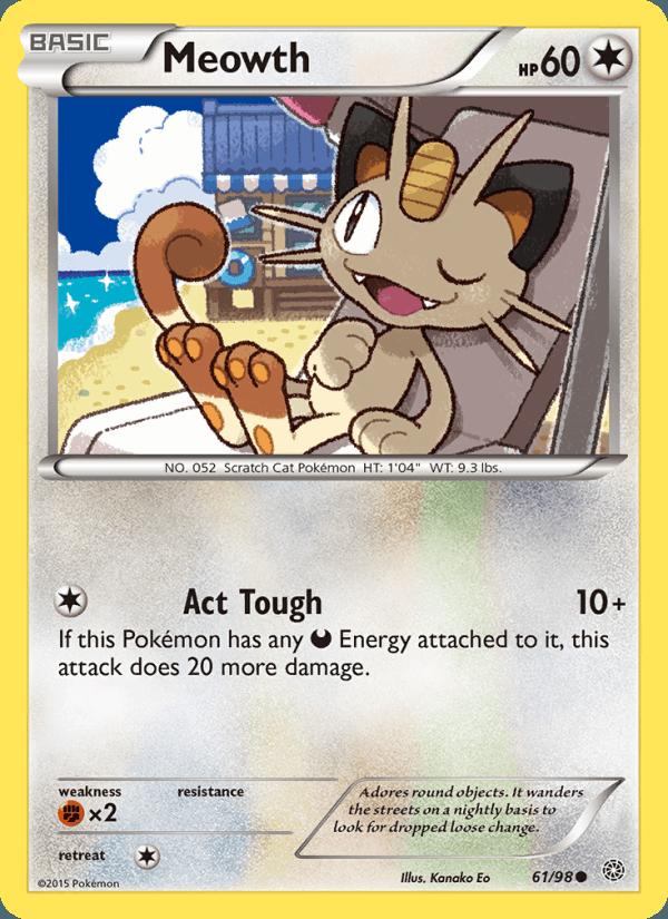 Meowth - Bandit Ring (Common) [XY7-061] Hoofdafbeelding