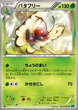 Butterfree - Wild Blaze (Uncommon) [XY2-003]
