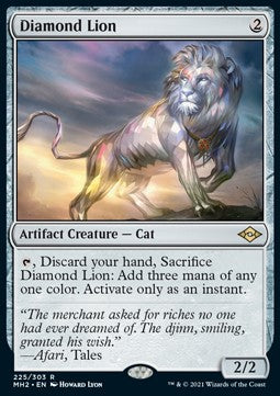 Diamond Lion - Modern Horizons 2 (Rare) [MH2-225] Main image